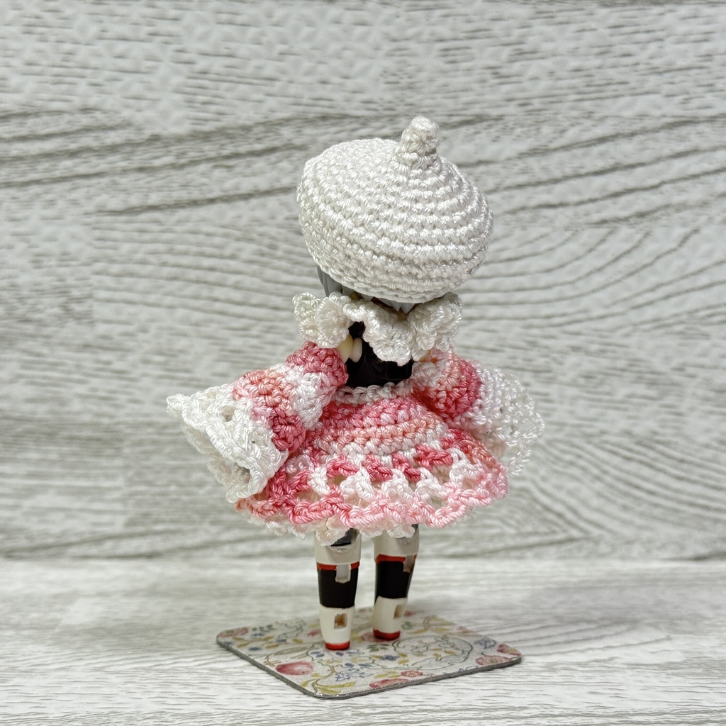 DTA用 生クリーム帽子のワンピース