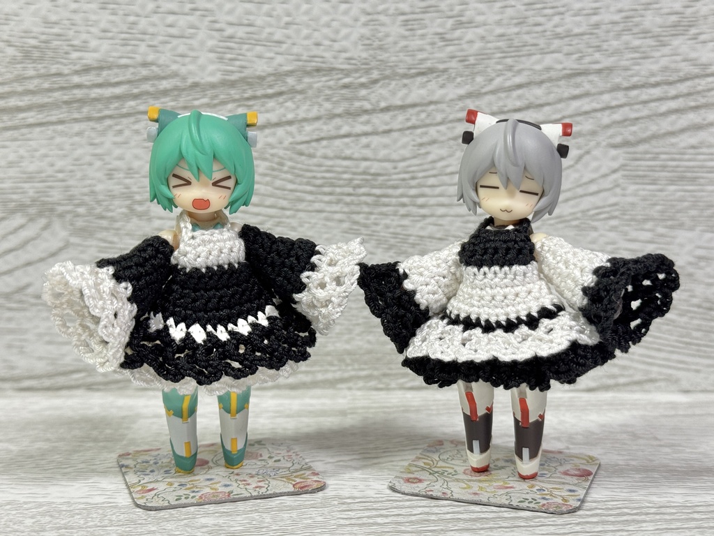 DTA用 白と黒のワンピース