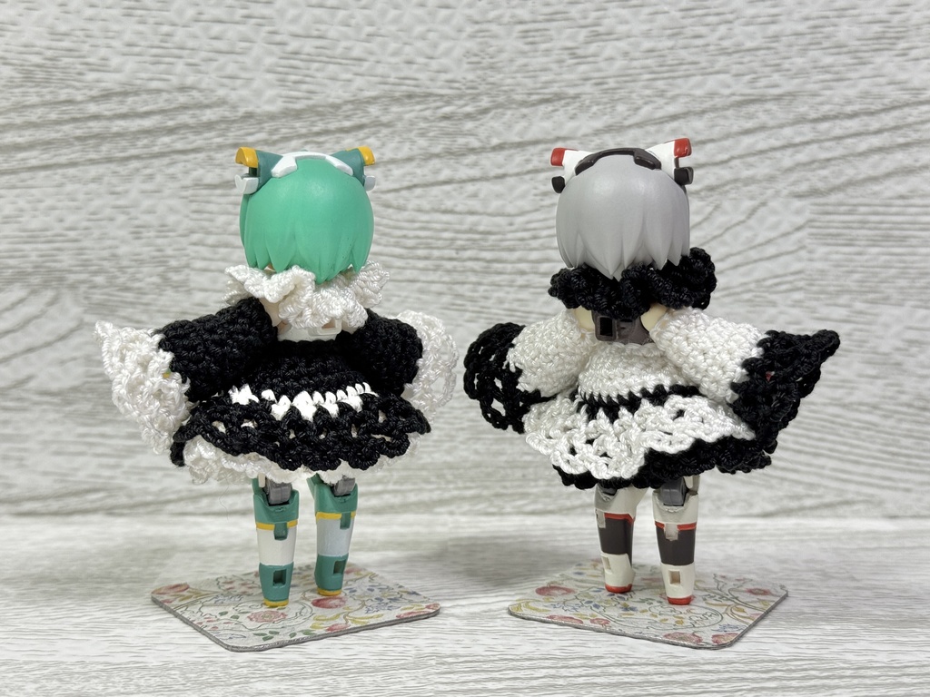 DTA用 白と黒のワンピース