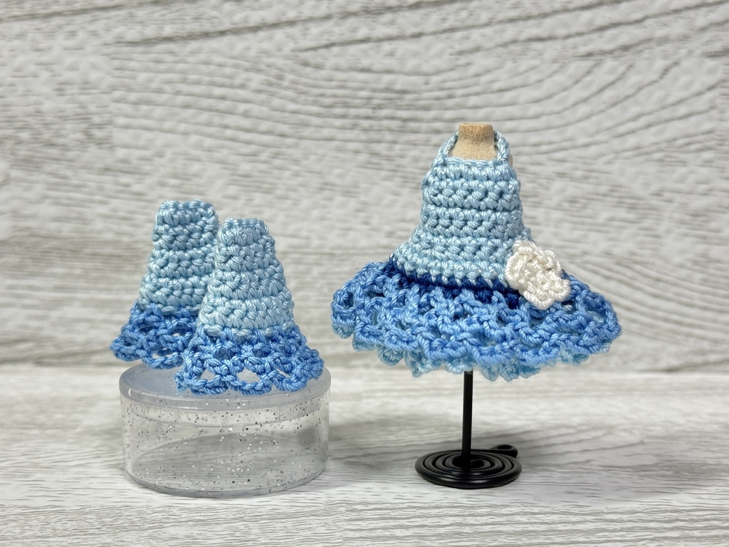 DTA用 白い花のワンピース