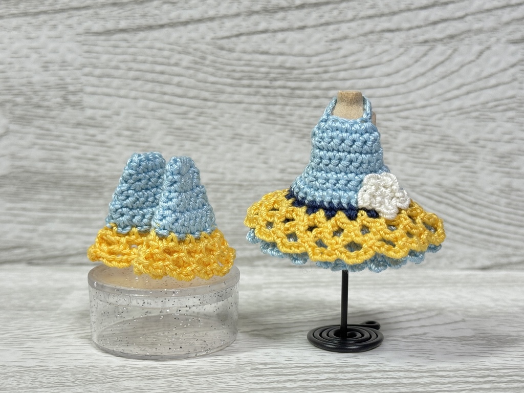 DTA用 白い花のワンピース