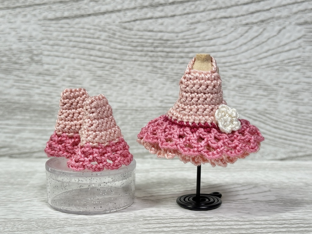 DTA用 白い花のワンピース