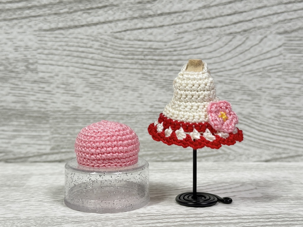 DTA個体限定　紅白饅頭のワンピセット