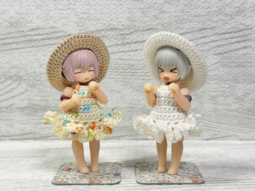 DTA用 つば広帽子のワンピセット