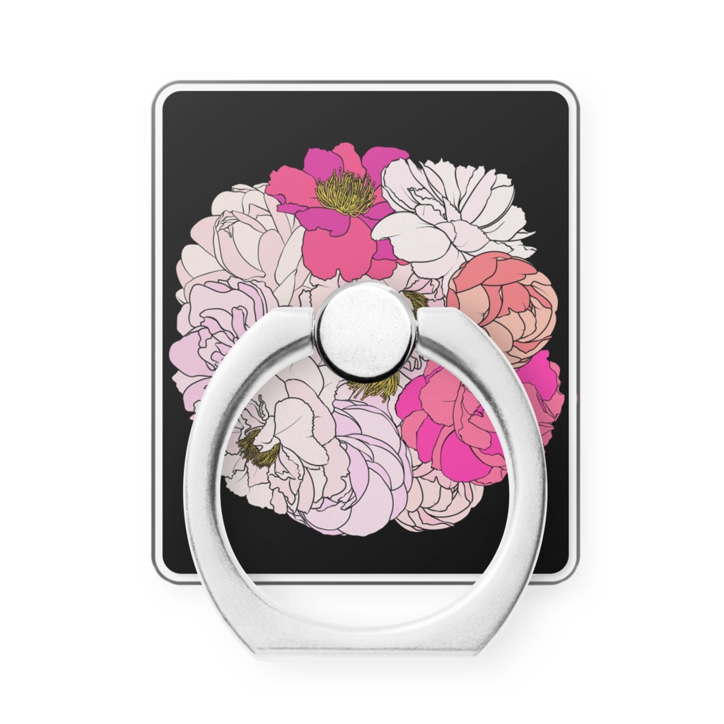 山茶花スマホリング