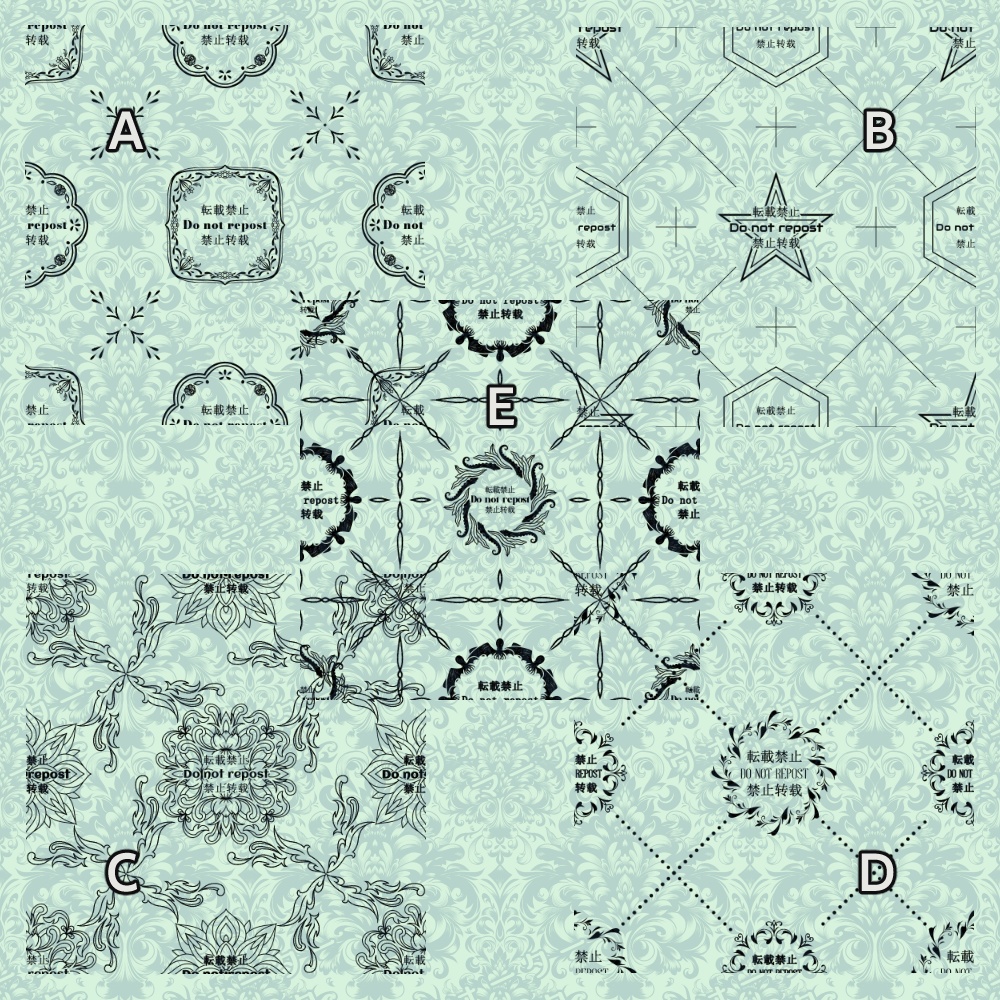 【商用利用可】ウォーターマークセット【オーダー可】