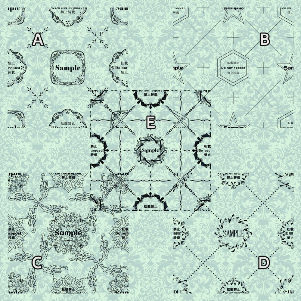 【商用利用可】ウォーターマークセット【オーダー可】