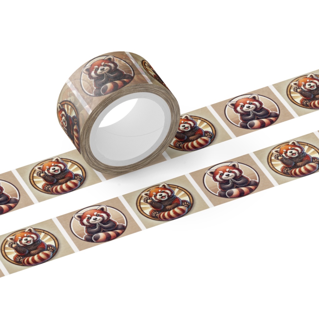 レッサ-パンダスタンプ1