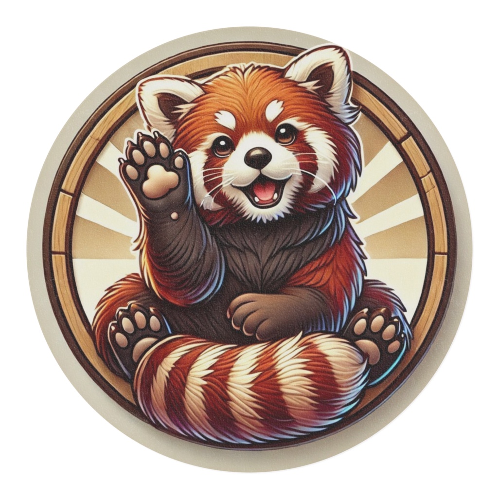 レッサ-パンダスタンプ1