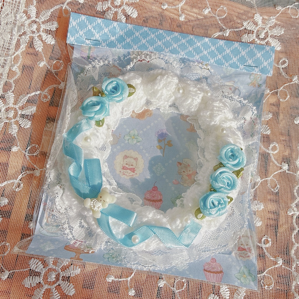 薔薇とホイップとリボンのカードケース