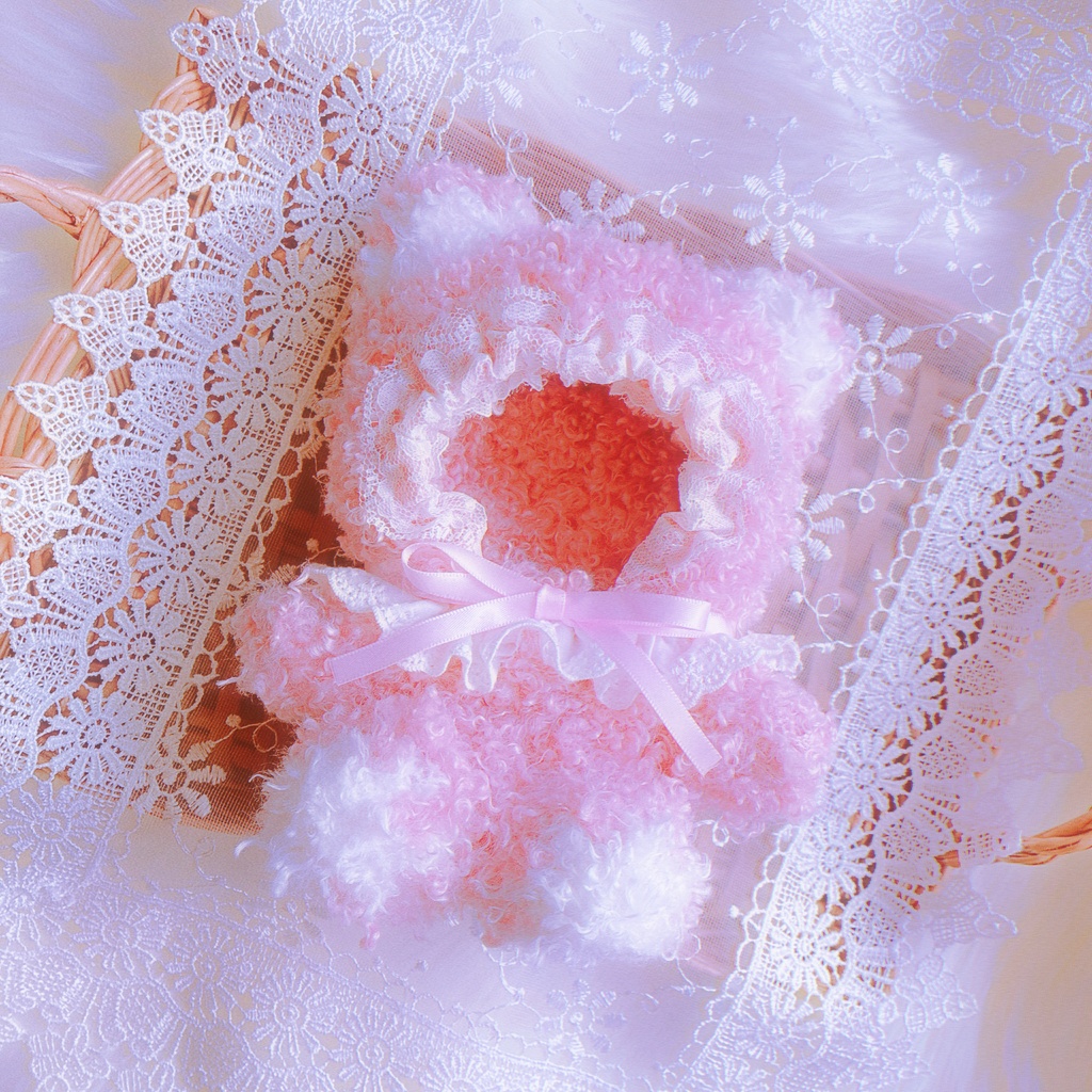 ふわもこくまのおすわりぬい服🧸(11〜13cmぬい用)