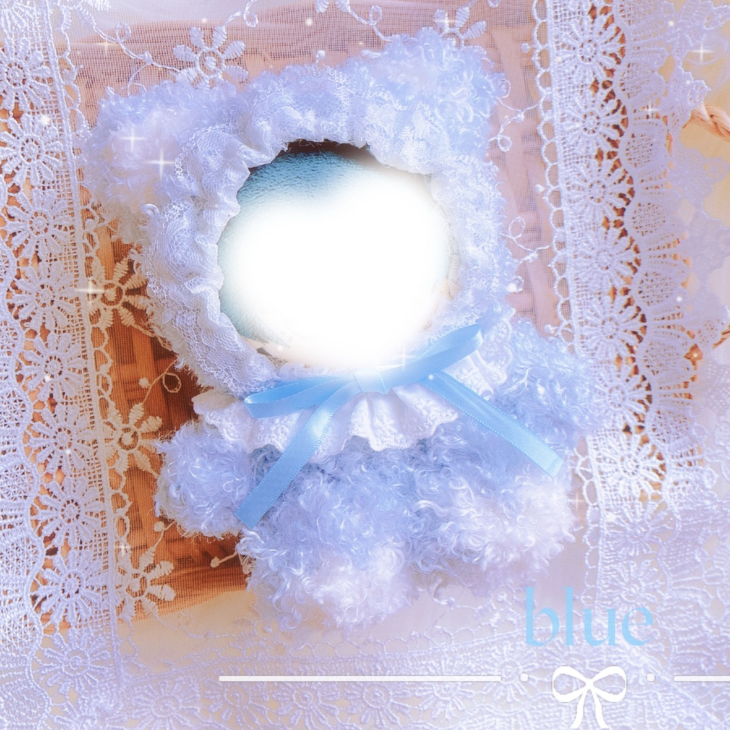 ふわもこくまのおすわりぬい服🧸(11〜13cmぬい用)