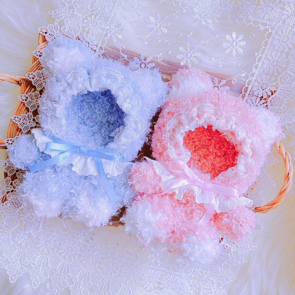 ふわもこくまのおすわりぬい服🧸(11〜13cmぬい用)