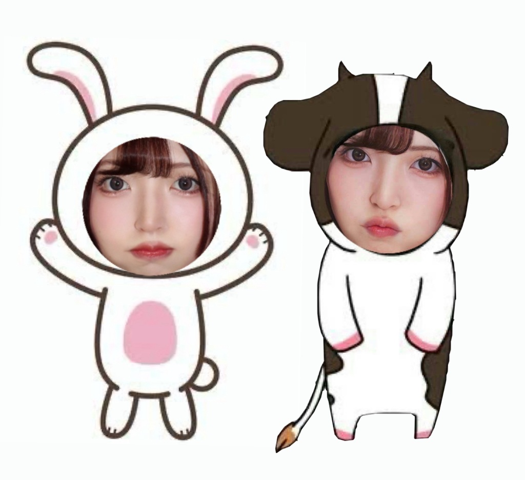 🐰ランダムらくがきチェキ🐮
