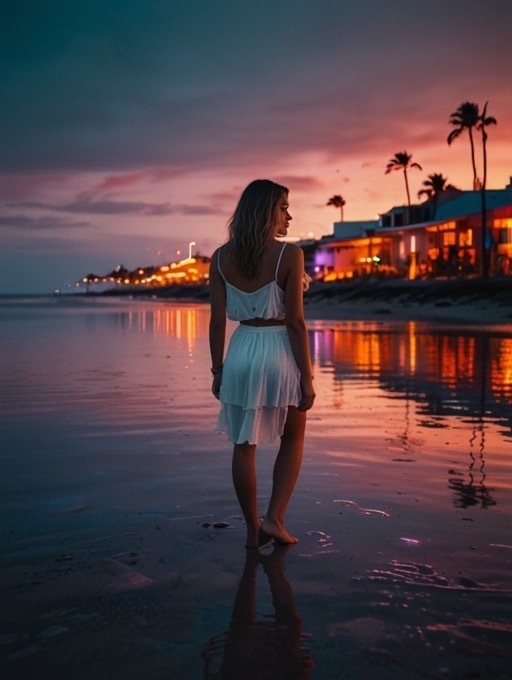 海に関するAIアート