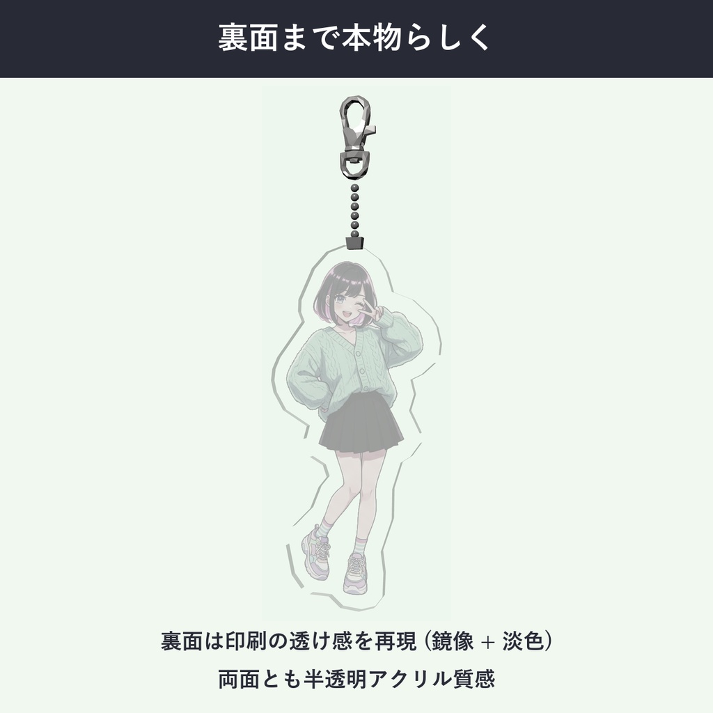 【VRChat】アクキーラボ - 画像1枚でアクキーを自動生成