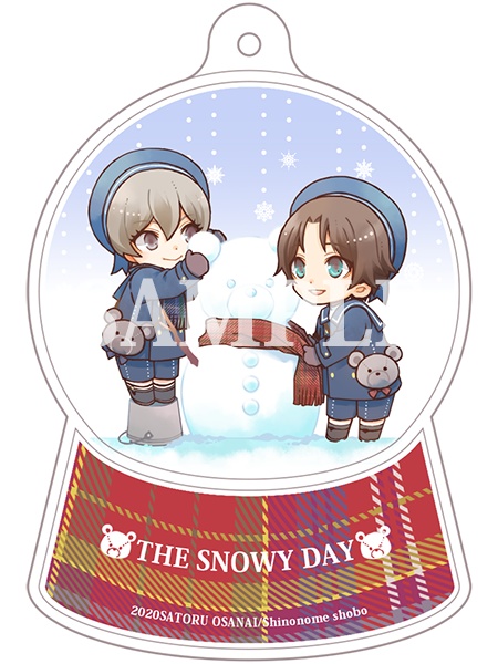 フライデー＆ワトソン 雪の日キーホルダー