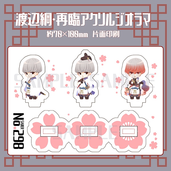 渡辺綱・再臨アクリルジオラマ