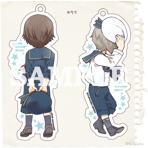 フライデー&ワトソンセーラーアクキー