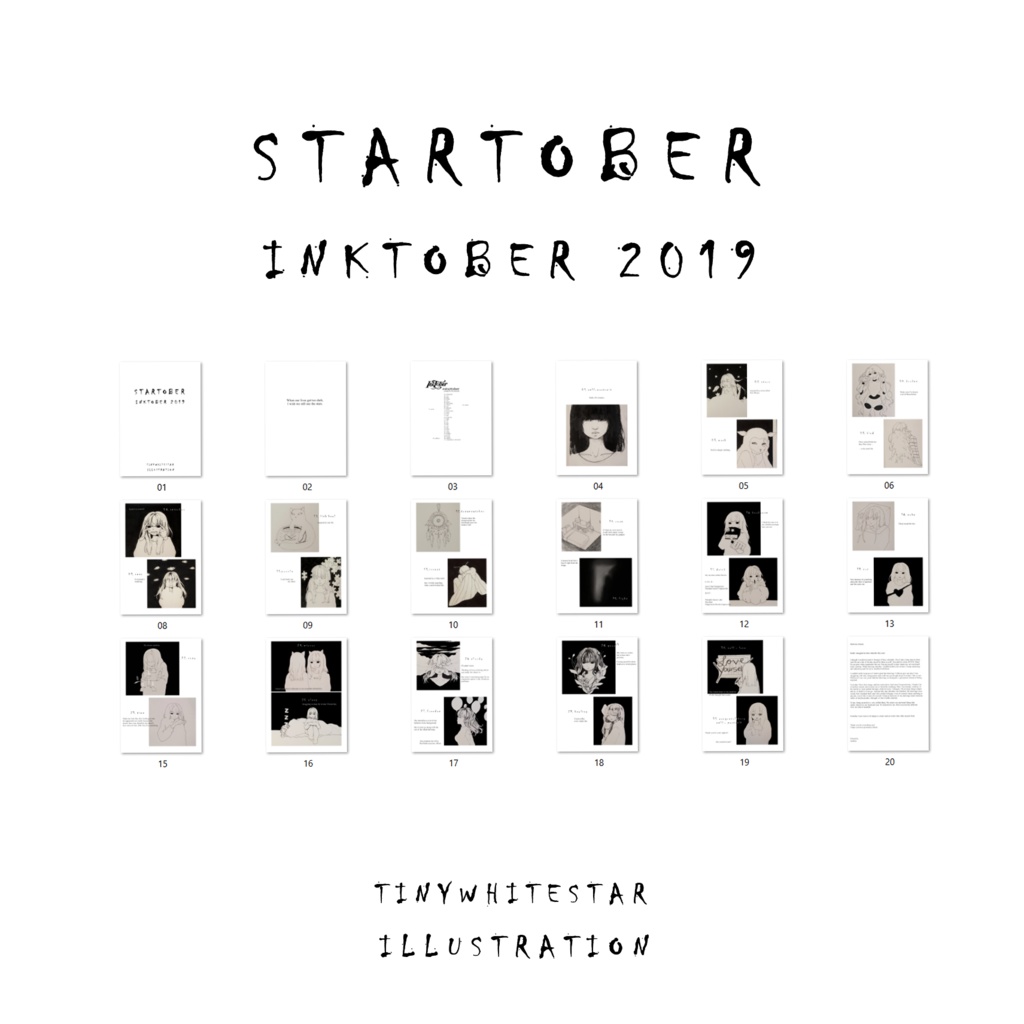Startober x Inktober Artbook 2019