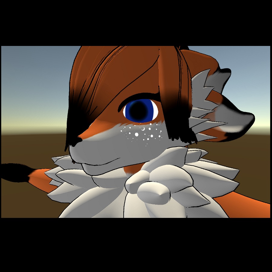 Horned Fox Furry Vrchat Avatar (Physbones PC/Quest) (Legacy)
