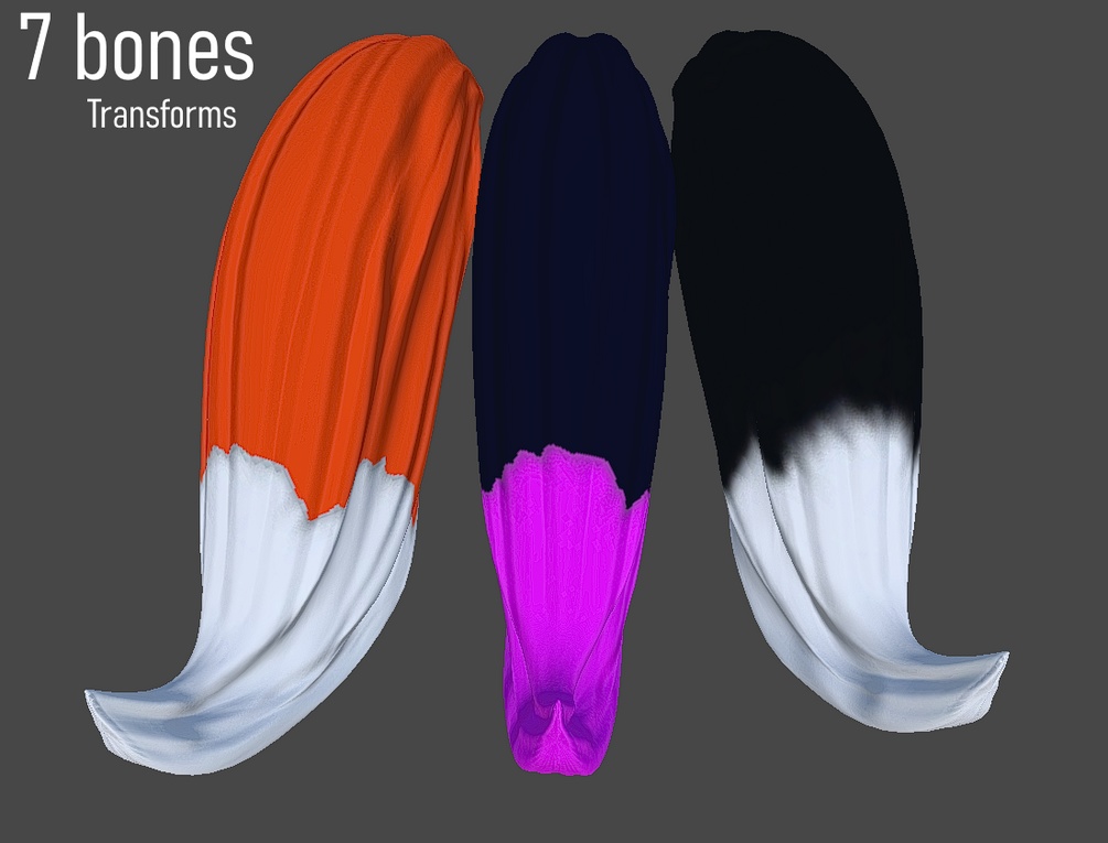 Tail Pack w/ FREE colour alternatives included (VRchat)
