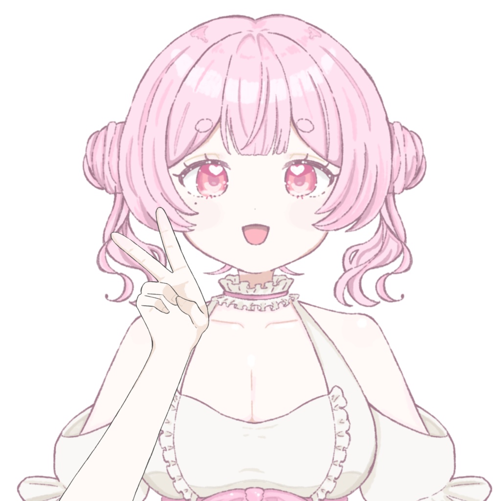 【フリー素材】ピースをする手素材