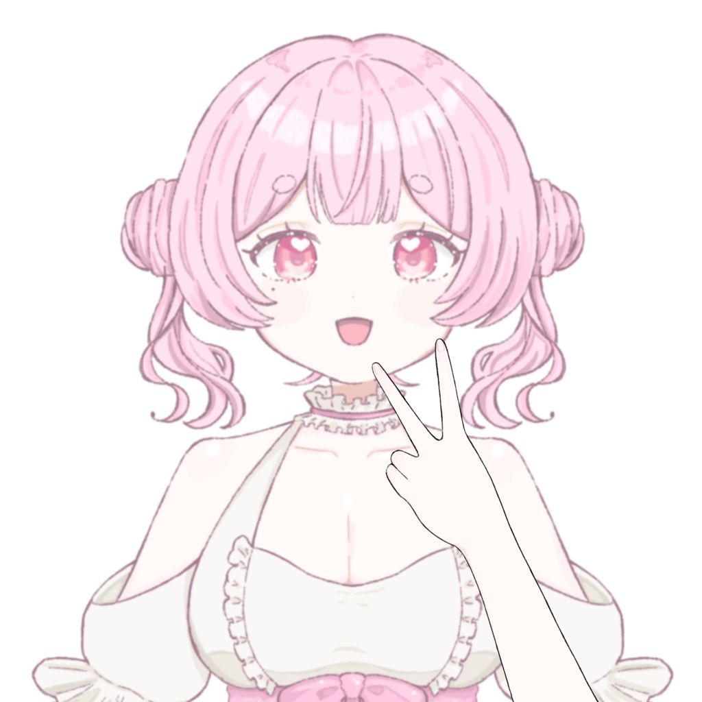 【フリー素材】逆ピース【手素材】