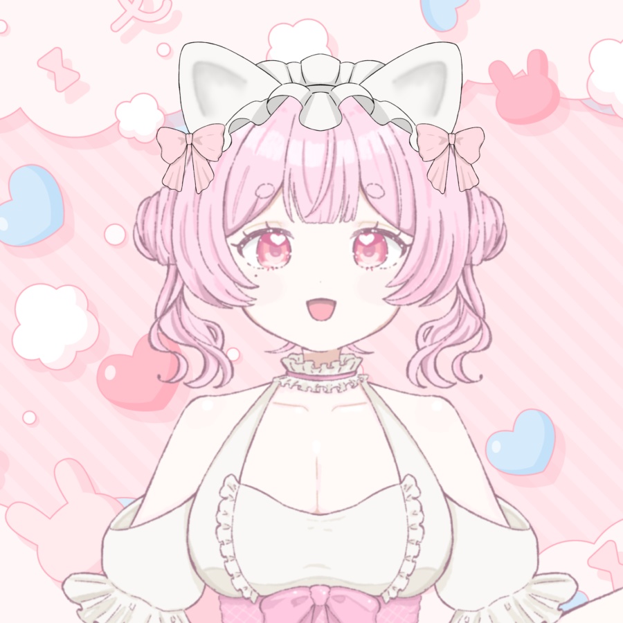 【無料色有】猫耳ヘッドドレス素材【商用利用OK！】