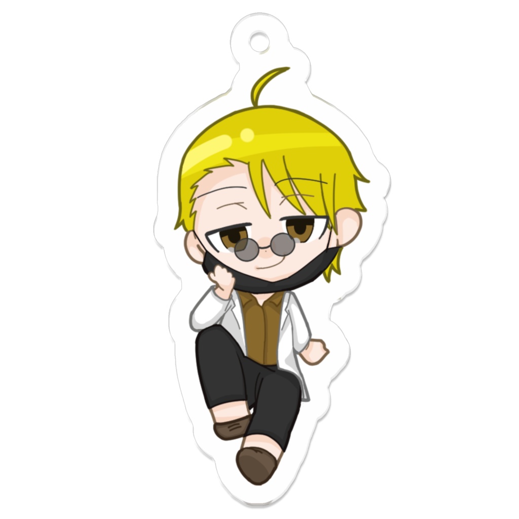 夏花 アクリルキーホルダー 大葉