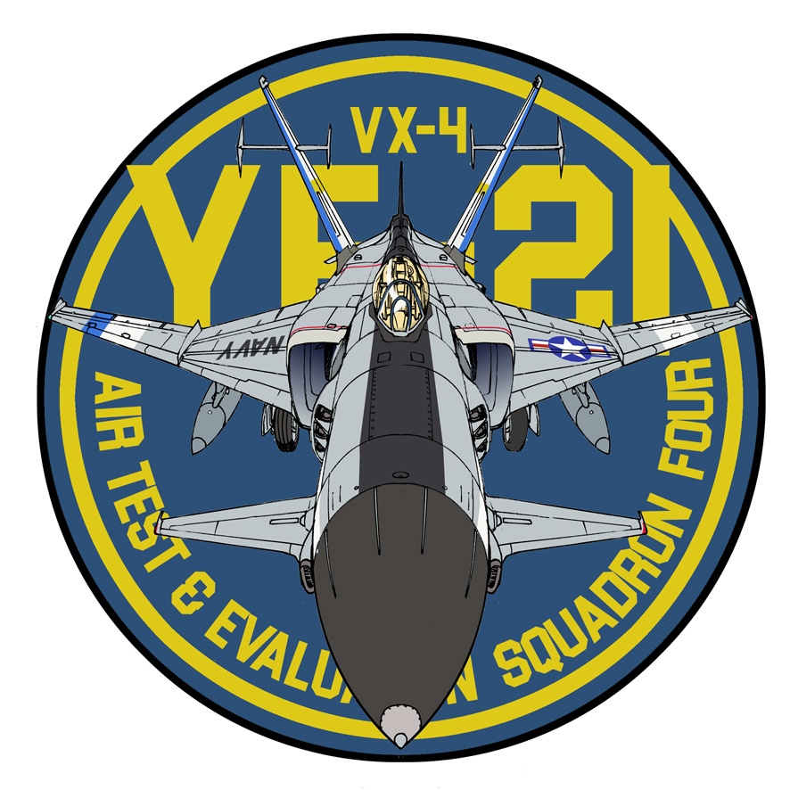 YF-21テストチームエンブレム全天候ステッカー