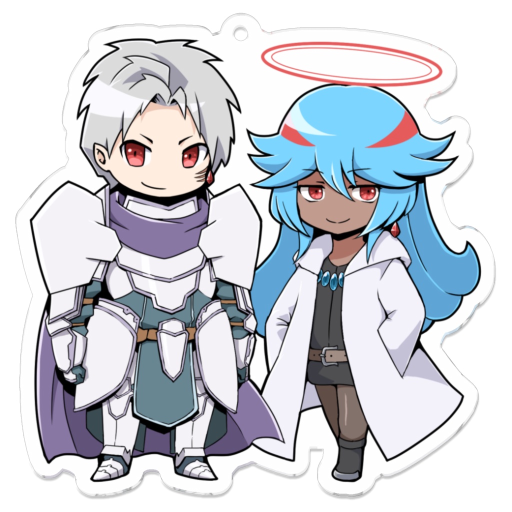 アクリルキーホルダー：オニキス&ハーレー