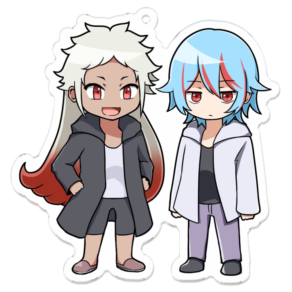 アクリルキーホルダー：オニハレキッズ(パール＆メノ)