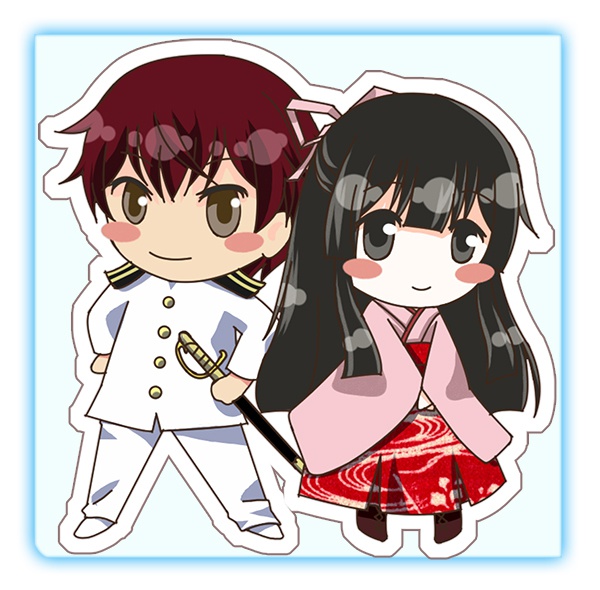 大正浪漫でミステリーなアクリルスタンド