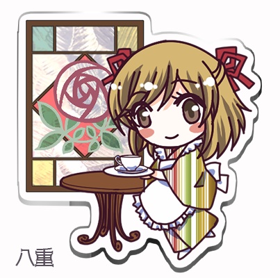 アクリルキーホルダー「大正浪漫な窓辺」