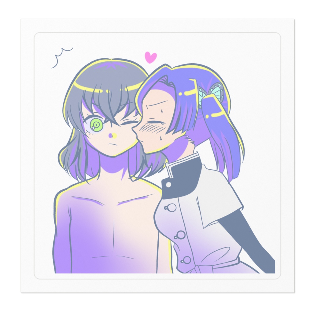 伊アオステッカー