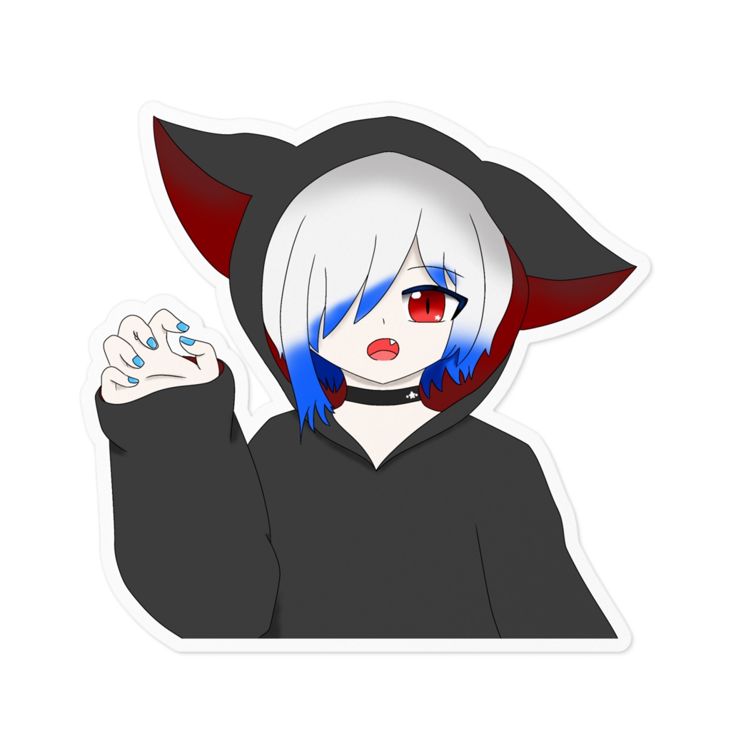 月星のステッカーver.2