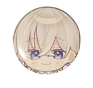 ムックン缶バッジ【微笑み】