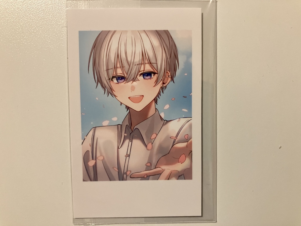 インスタントフォト風カード【桜】