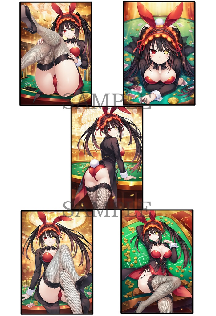 【デート・ア・ライブ】時崎狂三 (バニーver) アクリルフィギュア+ミニフィギュア付