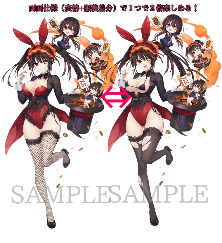 【デート・ア・ライブ】時崎狂三 (バニーver) アクリルフィギュア+ミニフィギュア付