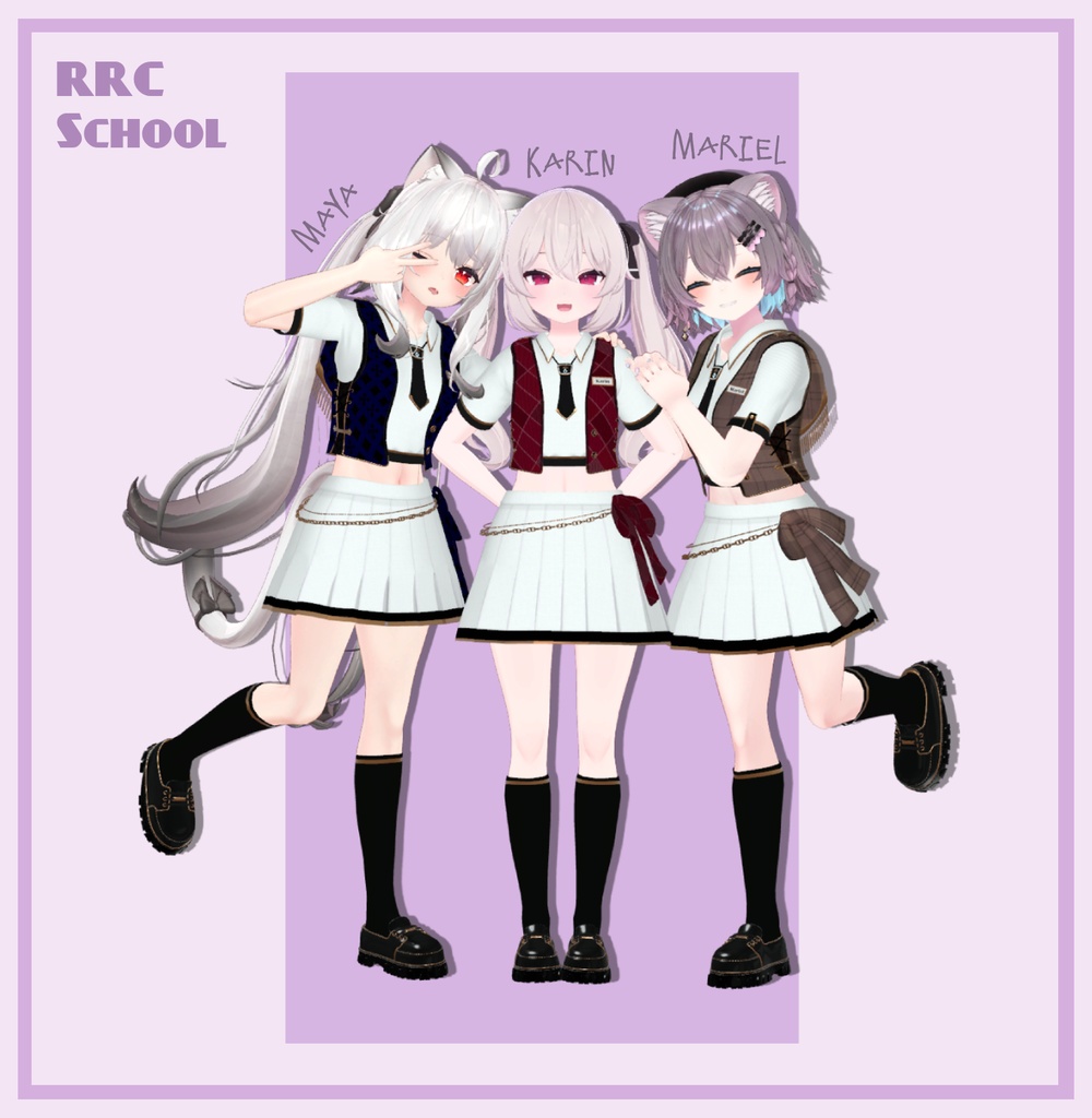 [6 アバター対応] RRC School_制服