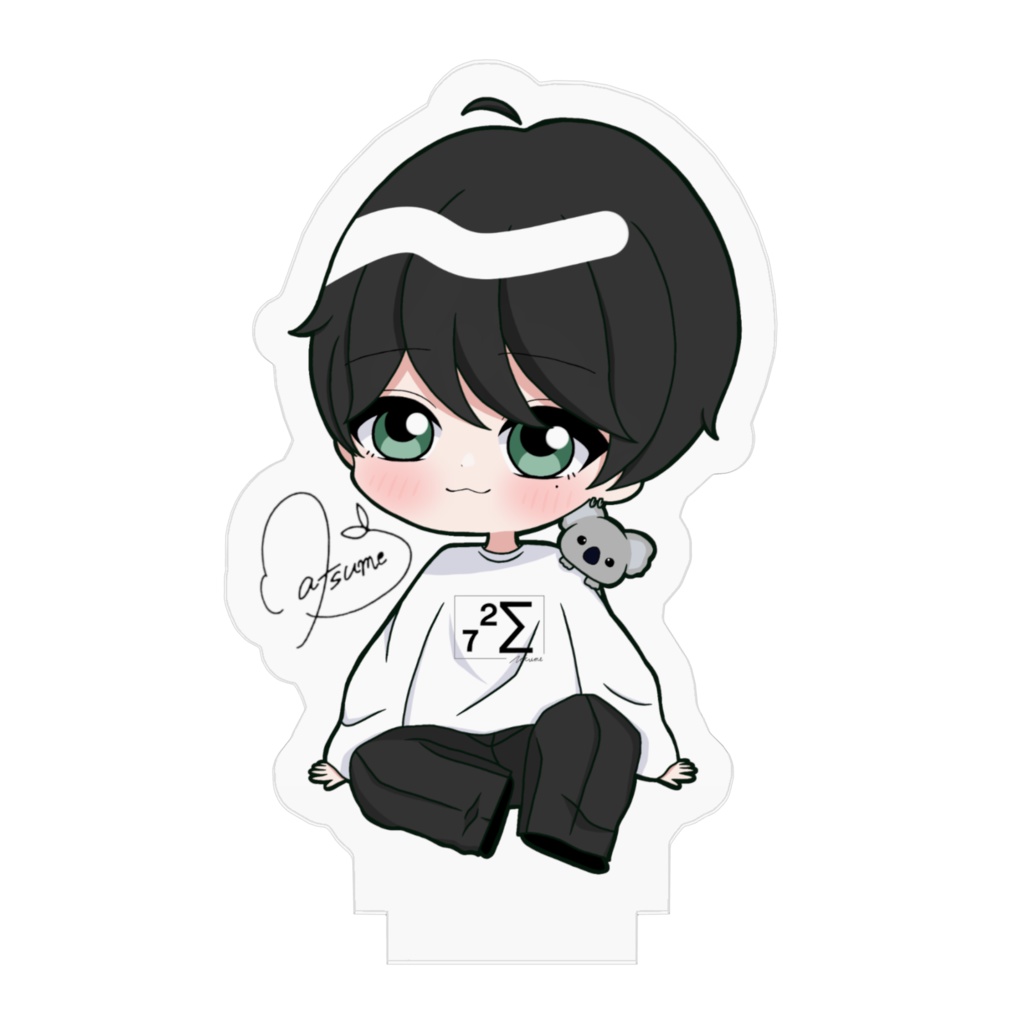 サイン付きアクリルフィギュア