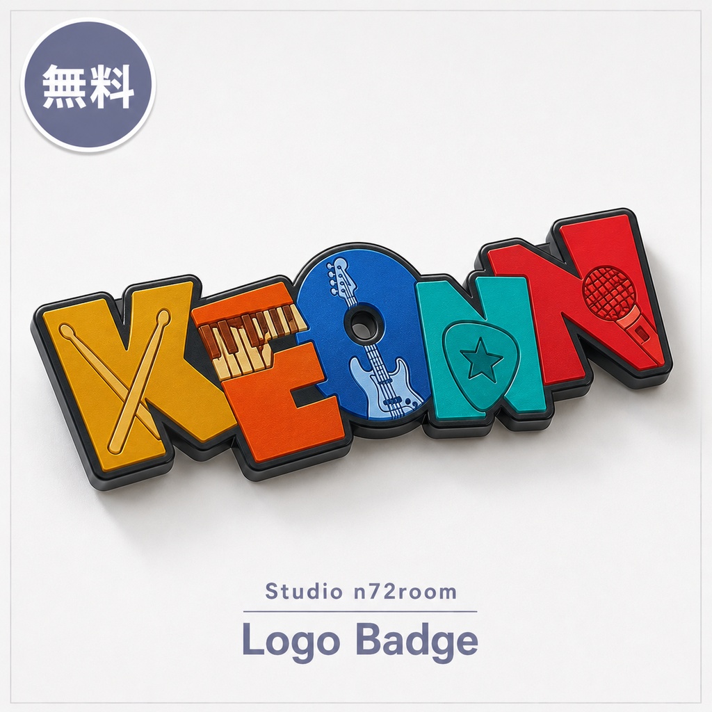 【VRChat】K.E.O.N.N Logo Badge