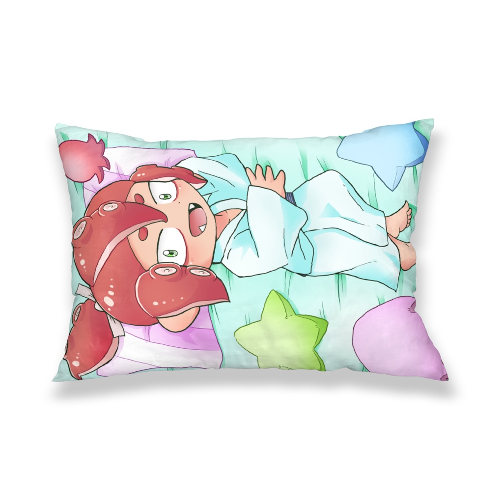 若ワサ 枕カバー