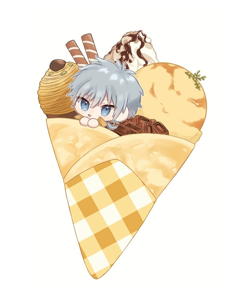 クレープアクリルキーホルダー 仁王雅治