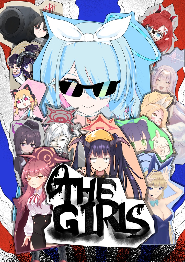 【C103新刊　THE GIRLS　イラスト合同誌