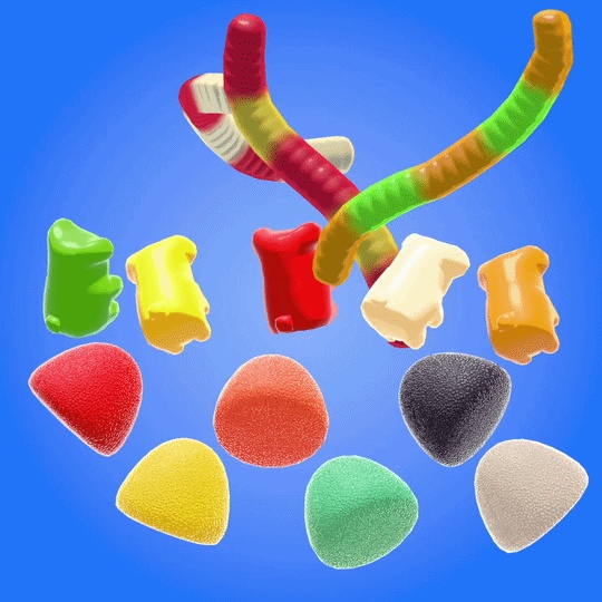 Gummy Candy Throwables