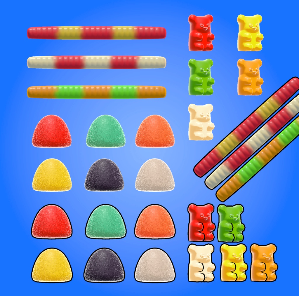 Gummy Candy Throwables
