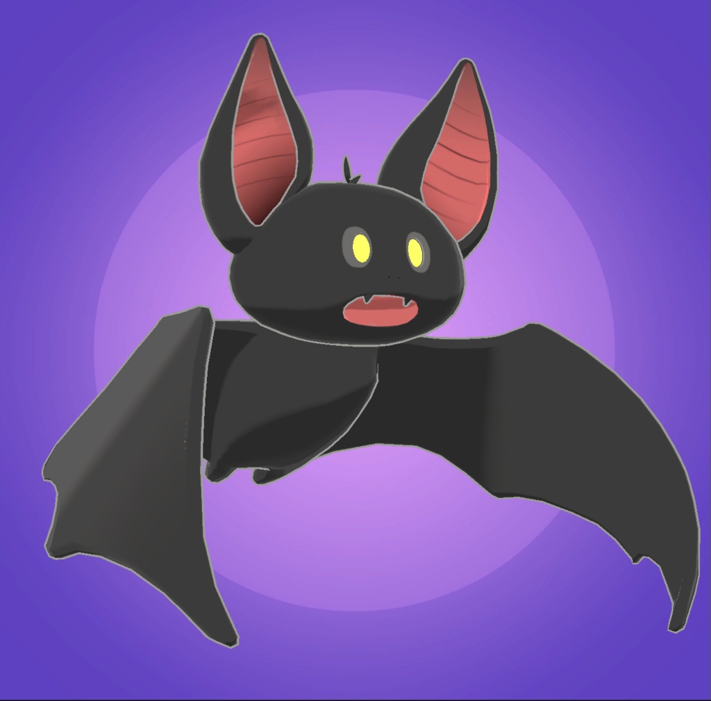 Flying Bat 3D TTS Pet